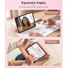MoKo Coque pour iPad (A16) 11e Gén 11Pouces 2025, iPad 10e Gén 10,9" 2022,Étui avec Coque Arrière en TPU Souple à Rabat avec Sup