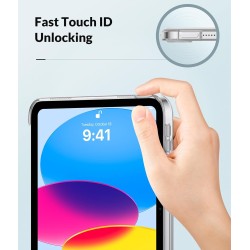 MoKo Coque pour iPad (A16) 11e Génération 11Pouces 2025, iPad 10e Gén 10,9" 2022, Étui avec Coque Arrière en TPU Souple à Rabat 