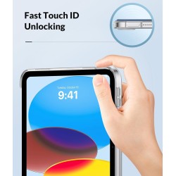 MoKo Coque pour iPad (A16) 11e Génération 11Pouces 2025, iPad 10e Gén 10,9" 2022, Étui avec Coque Arrière en TPU Souple à Rabat 