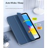 MoKo Coque pour iPad (A16) 11e Génération 11Pouces 2025, iPad 10e Gén 10,9" 2022, Étui avec Coque Arrière en TPU Souple à Rabat 