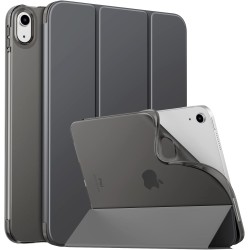 MoKo Coque pour iPad (A16) 11e Gén 11" 2025, iPad 10e Gén 10,9" 2022, Étui avec Coque Arrière en TPU Souple à Rabat avec Support
