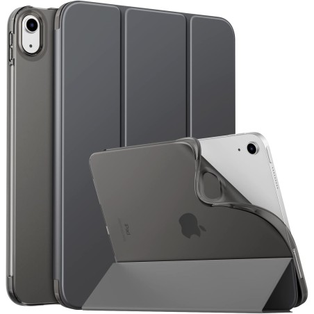 MoKo Coque pour iPad (A16) 11e Gén 11" 2025, iPad 10e Gén 10,9" 2022, Étui avec Coque Arrière en TPU Souple à Rabat avec Support