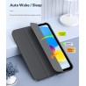MoKo Coque pour iPad (A16) 11e Gén 11" 2025, iPad 10e Gén 10,9" 2022, Étui avec Coque Arrière en TPU Souple à Rabat avec Support