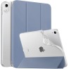 MoKo Coque pour iPad (A16) 11e Gén 11" 2025, iPad 10e Gén 10,9" 2022, Étui avec Coque Arrière en TPU Souple à Rabat avec Support