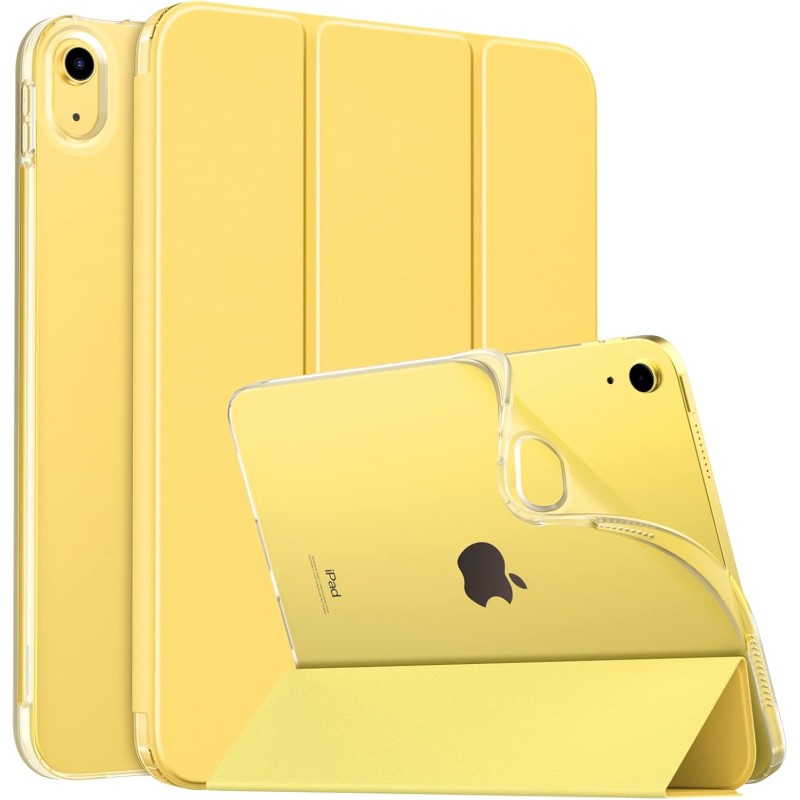 MoKo Coque pour iPad (A16) 11e Génération 11Pouces 2025, iPad 10e Gén 10,9" 2022, Étui avec Coque Arrière en TPU Souple à Rabat 