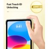 MoKo Coque pour iPad (A16) 11e Génération 11Pouces 2025, iPad 10e Gén 10,9" 2022, Étui avec Coque Arrière en TPU Souple à Rabat 