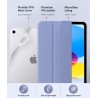 MoKo Coque pour iPad (A16) 11e Génération 11Pouces 2025, iPad 10e Gén 10,9" 2022, Étui avec Coque Arrière TPU Souple à Rabat, Su