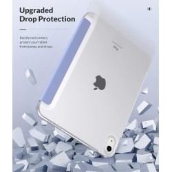 MoKo Coque pour iPad (A16) 11e Génération 11Pouces 2025, iPad 10e Gén 10,9" 2022, Étui avec Coque Arrière TPU Souple à Rabat, Su