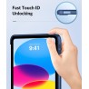 MoKo Coque pour iPad (A16) 11e Génération 11Pouces 2025, iPad 10e Gén 10,9" 2022, Étui avec Coque Arrière en TPU Souple à Rabat 