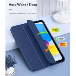 MoKo Coque pour iPad (A16) 11e Génération 11Pouces 2025, iPad 10e Gén 10,9" 2022, Étui avec Coque Arrière en TPU Souple à Rabat 
