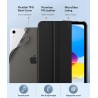 MoKo Coque pour iPad (A16) 11e Génération 11Pouces 2025, iPad 10e Gén 10,9" 2022, Étui avec Coque Arrière en TPU Souple à Rabat 