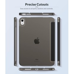 MoKo Coque pour iPad (A16) 11e Génération 11Pouces 2025, iPad 10e Gén 10,9" 2022, Étui avec Coque Arrière en TPU Souple à Rabat 