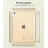 MoKo Coque pour iPad (A16) 11e Gén 11" 2025, iPad 10e Gén 10,9" 2022, Étui avec Coque Arrière en TPU Souple à Rabat avec Support