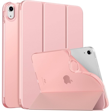 MoKo Coque pour iPad (A16) 11e Génération 11Pouces 2025, iPad 10e Gén 10,9" 2022, Étui avec Coque Arrière en TPU Souple à Rabat 