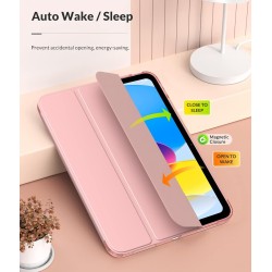 MoKo Coque pour iPad (A16) 11e Génération 11Pouces 2025, iPad 10e Gén 10,9" 2022, Étui avec Coque Arrière en TPU Souple à Rabat 