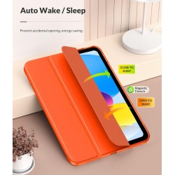 Moko coque pour ipad (a16) 11e génération 11pouces 2025, ipad 10e gén 10,9" 2022,étui avec coque arrière en tpu souple à rabat a