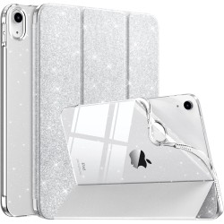 MoKo Coque pour iPad (A16) 11e Génération 11 Pouces 2025/iPad 10e Gén 10,9" 2022, Étui Scintillant, Housse avec Coque Arrière en