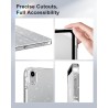 MoKo Coque pour iPad (A16) 11e Génération 11 Pouces 2025/iPad 10e Gén 10,9" 2022, Étui Scintillant, Housse avec Coque Arrière en