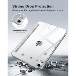 MoKo Coque pour iPad (A16) 11e Génération 11 Pouces 2025/iPad 10e Gén 10,9" 2022, Étui Scintillant, Housse avec Coque Arrière en