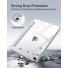 MoKo Coque pour iPad (A16) 11e Génération 11 Pouces 2025/iPad 10e Gén 10,9" 2022, Étui Scintillant, Housse avec Coque Arrière en