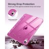 MoKo Coque pour iPad (A16) 11e Génération 11 Pouces 2025/iPad 10e Gén 10,9" 2022, Étui Scintillant, Housse avec Coque Arrière en