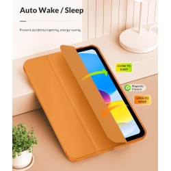 MoKo Coque pour iPad (A16) 11e Génération 11Pouces 2025, iPad 10e Gén 10,9" 2022, Étui avec Coque Arrière TPU Souple à Rabat, Su