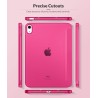 MoKo Coque pour iPad (A16) 11e Génération 11Pouces 2025, iPad 10e Gén 10,9" 2022, Étui avec Coque Arrière TPU Souple à Rabat, Su