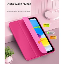 MoKo Coque pour iPad (A16) 11e Génération 11Pouces 2025, iPad 10e Gén 10,9" 2022, Étui avec Coque Arrière TPU Souple à Rabat, Su