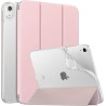 MoKo Coque pour iPad (A16) 11e Gén 11" 2025, iPad 10e Gén 10,9" 2022, Étui avec Coque Arrière en TPU Souple à Rabat avec Support