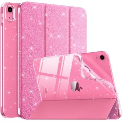 MoKo Coque pour iPad (A16) 11e Génération 11 Pouces 2025/iPad 10e Gén 10,9" 2022, Étui Scintillant, Housse avec Coque Arrière en