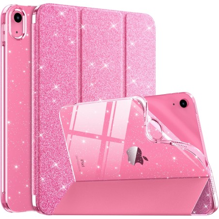 MoKo Coque pour iPad (A16) 11e Génération 11 Pouces 2025/iPad 10e Gén 10,9" 2022, Étui Scintillant, Housse avec Coque Arrière en