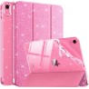MoKo Coque pour iPad (A16) 11e Génération 11 Pouces 2025/iPad 10e Gén 10,9" 2022, Étui Scintillant, Housse avec Coque Arrière en