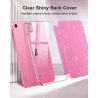 MoKo Coque pour iPad (A16) 11e Génération 11 Pouces 2025/iPad 10e Gén 10,9" 2022, Étui Scintillant, Housse avec Coque Arrière en