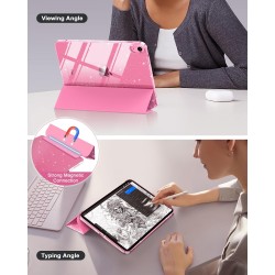MoKo Coque pour iPad (A16) 11e Génération 11 Pouces 2025/iPad 10e Gén 10,9" 2022, Étui Scintillant, Housse avec Coque Arrière en