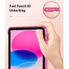 MoKo Coque pour iPad (A16) 11e Génération 11Pouces 2025, iPad 10e Gén 10,9" 2022,Étui avec Coque Arrière en TPU Souple à Rabat a