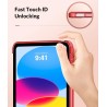 MoKo Coque pour iPad (A16) 11e Génération 11Pouces 2025, iPad 10e Gén 10,9" 2022,Étui avec Coque Arrière en TPU Souple à Rabat a