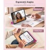 MoKo Coque pour iPad (A16) 11e Gén 11" 2025, iPad 10e Gén 10,9" 2022, Étui avec Coque Arrière en TPU Souple à Rabat avec Support