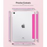 MoKo Coque pour iPad (A16) 11e Gén 11" 2025, iPad 10e Gén 10,9" 2022, Étui avec Coque Arrière en TPU Souple à Rabat avec Support
