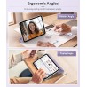 MoKo Coque pour iPad (A16) 11e Gén 11" 2025, iPad 10e Gén 10,9" 2022, Étui avec Coque Arrière en TPU Souple à Rabat avec Support
