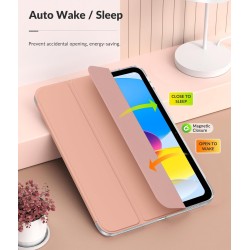 MoKo Coque pour iPad (A16) 11e Génération 11Pouces 2025, iPad 10e Gén 10,9" 2022, Étui avec Coque Arrière TPU Souple à Rabat, Su