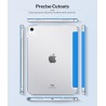 MoKo Coque pour iPad (A16) 11e Génération 11Pouces 2025, iPad 10e Gén 10,9" 2022, Étui avec Coque Arrière TPU Souple à Rabat, Su