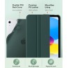 MoKo Coque pour iPad (A16) 11e Génération 11Pouces 2025, iPad 10e Gén 10,9" 2022, Étui avec Coque Arrière TPU Souple à Rabat, Su