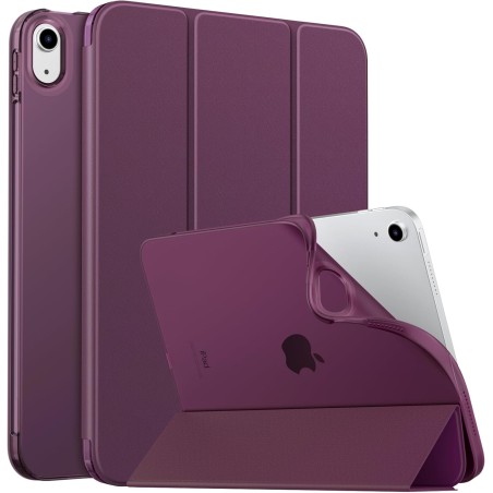 MoKo Coque pour iPad (A16) 11e Génération 11Pouces 2025, iPad 10e Gén 10,9" 2022, Étui avec Coque Arrière en TPU Souple à Rabat 