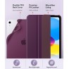 MoKo Coque pour iPad (A16) 11e Génération 11Pouces 2025, iPad 10e Gén 10,9" 2022, Étui avec Coque Arrière en TPU Souple à Rabat 