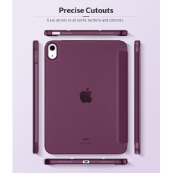 MoKo Coque pour iPad (A16) 11e Génération 11Pouces 2025, iPad 10e Gén 10,9" 2022, Étui avec Coque Arrière en TPU Souple à Rabat 