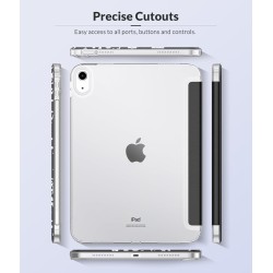 MoKo Coque pour iPad (A16) 11e Génération 11Pouces 2025, iPad 10e Gén 10,9" 2022, Étui avec Coque Arrière TPU Souple à Rabat, Su