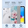 MoKo Coque pour iPad (A16) 11e Génération 11Pouces 2025, iPad 10e Gén 10,9" 2022, Étui avec Coque Arrière TPU Souple à Rabat, Su