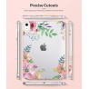 MoKo Coque pour iPad (A16) 11e Gén 11" 2025, iPad 10e Gén 10,9" 2022, Étui avec Coque Arrière en TPU Souple à Rabat avec Support