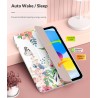 MoKo Coque pour iPad (A16) 11e Gén 11" 2025, iPad 10e Gén 10,9" 2022, Étui avec Coque Arrière en TPU Souple à Rabat avec Support