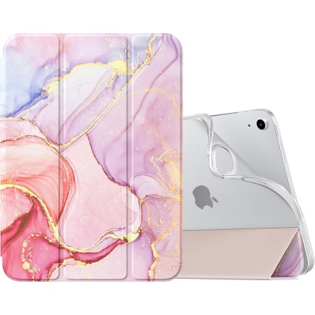 MoKo Coque pour iPad (A16) 11e Génération 11Pouces 2025, iPad 10e Gén 10,9" 2022,Étui avec Coque Arrière en TPU Souple à Rabat a